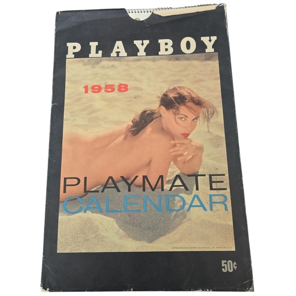 PLAYBOY Other - Vintage 1958 PLAYBOY Calander